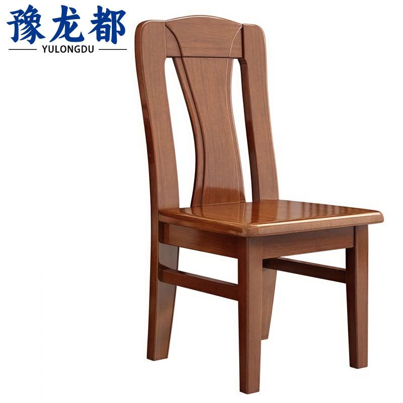 豫龙都餐椅实木把图片