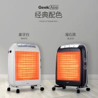 美国Geek Aire远红外线对流式全屋供暖取暖器 家用欧式快热炉2400W电暖器电暖气 办公室省电烤火炉小太阳