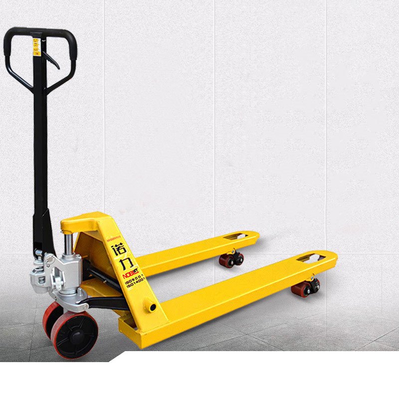 苏宁自营诺力叉车手动液压铲车托盘搬运车油压拖板推车地牛老虎3吨