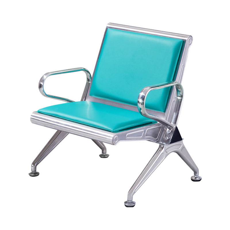 中豫鑫泽 ZYXZ5021023 连排椅机场椅公共座椅长椅等候椅 单人位绿色坐垫高清大图