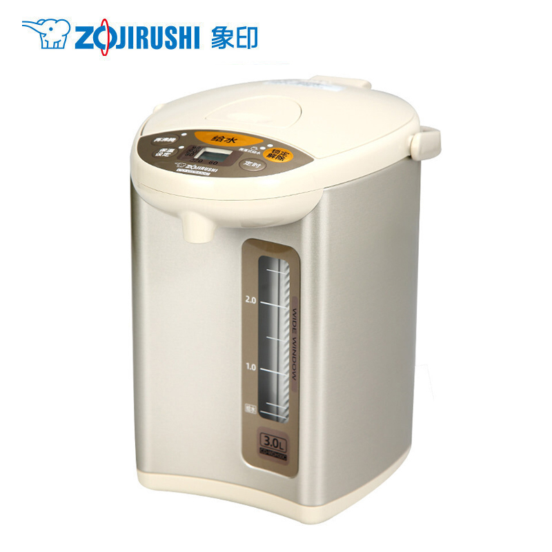 象印(ZO JIRUSHI) CD-WDH30C 日本象印进口温控器按键式保温电热水瓶不锈钢快速加热电热水壶 3L及以下