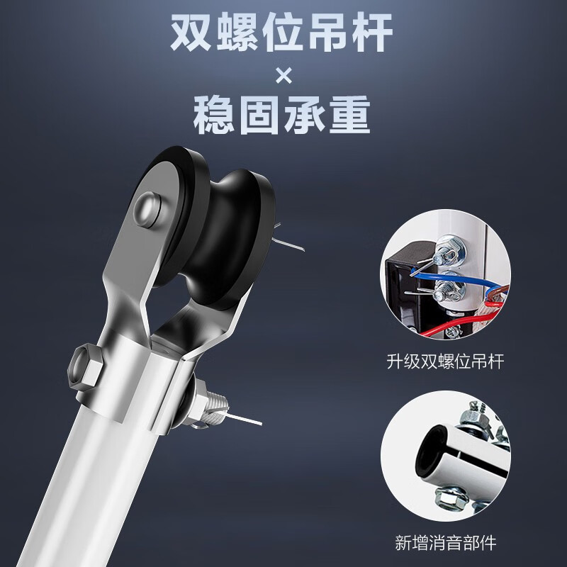 美的(Midea)吊扇工业电风扇48寸纯铜电机客厅楼顶扇轻音铁叶大风力宿舍工厂吸顶扇 FC120-BA高清大图