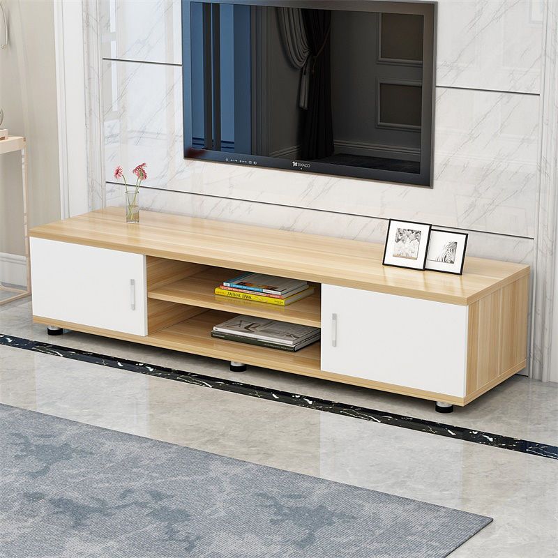 电视柜钢化玻璃现代简约茶几电视机柜组合客厅小户型家用卧室地柜 1米