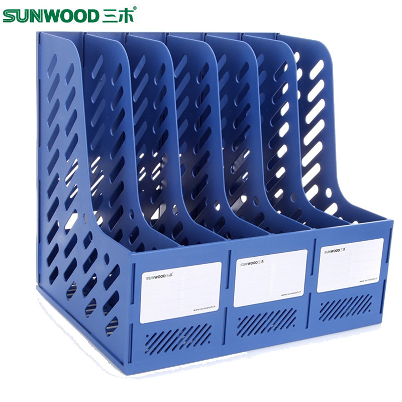 三木(SUNWOOD)4106六联文件框 文件筐 文件栏 文件蓝 资料架 办公用品 文件栏