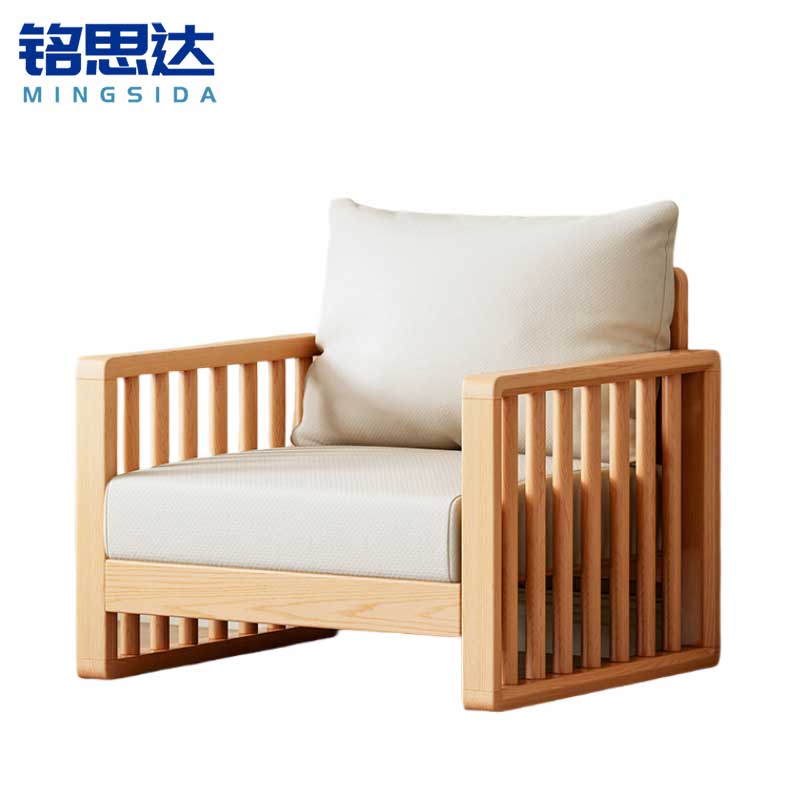 铭思达木质沙发单人位张高清大图