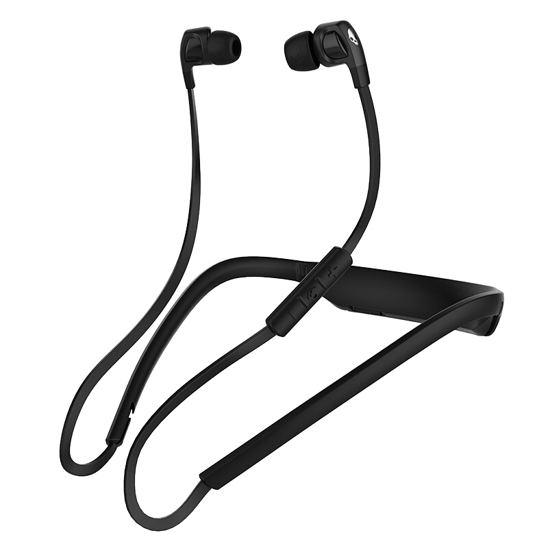 骷髅头(Skullcandy)SMOKIN’ BUDS 2 WIRELE S2PGHW-174 运动蓝牙手机通话耳机黑色