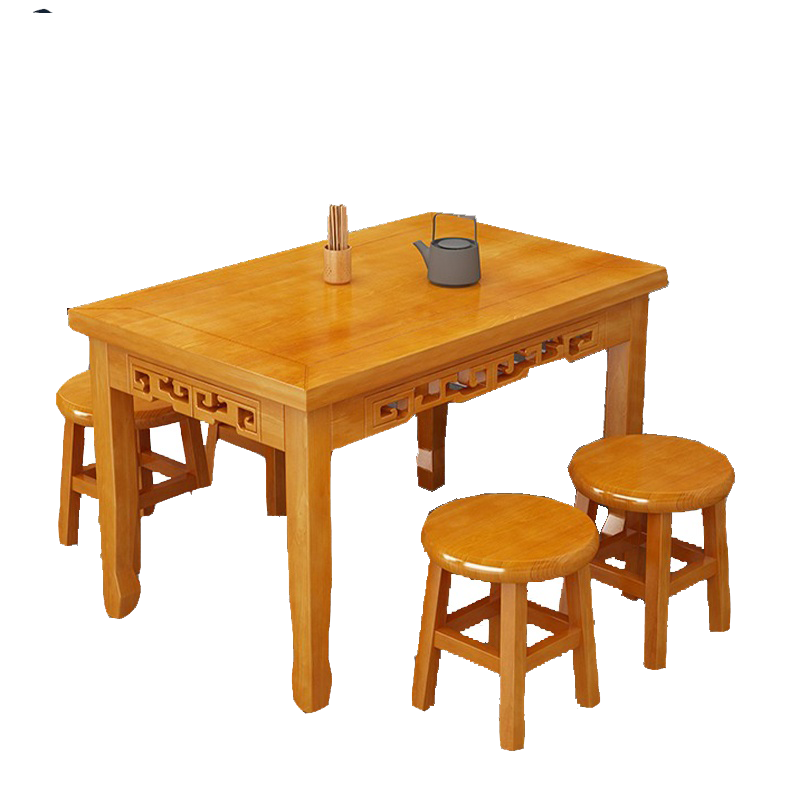 圣承启餐桌1.6米套高清大图