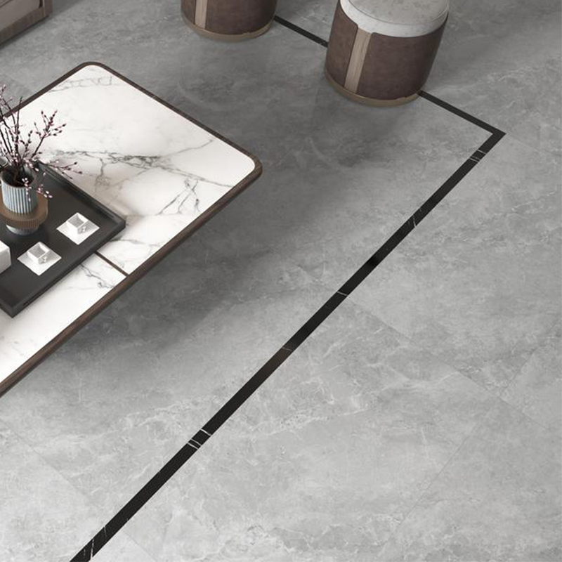 诺贝尔瓷砖客厅地板砖背景墙600x1200大理石地砖防滑耐磨塔塔灰浅