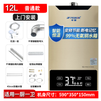普通款12升+恒温+上门安装 断电记忆+节能 天然气 半球变频恒温燃气热水器家用天然气定制商品