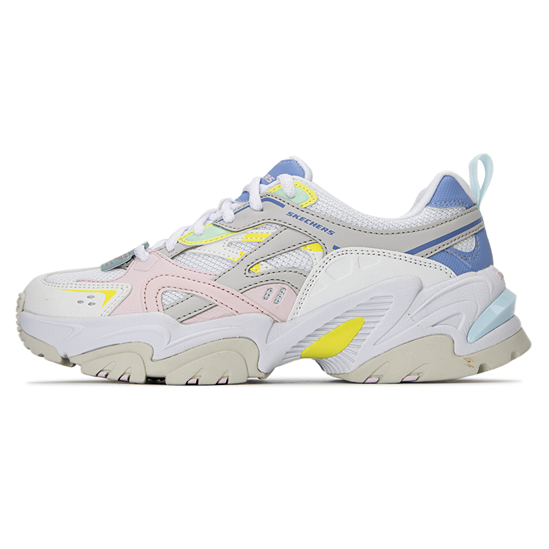 Skechers/斯凯奇女鞋新款时尚机能风老爹鞋透气运动休闲鞋896115-WMLT ZP