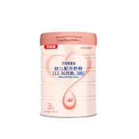 【单笔订单拍5罐发6罐+纸尿裤】贝因美爱加幼儿配方奶粉12-36个月（1-3岁）3段900克*罐装
