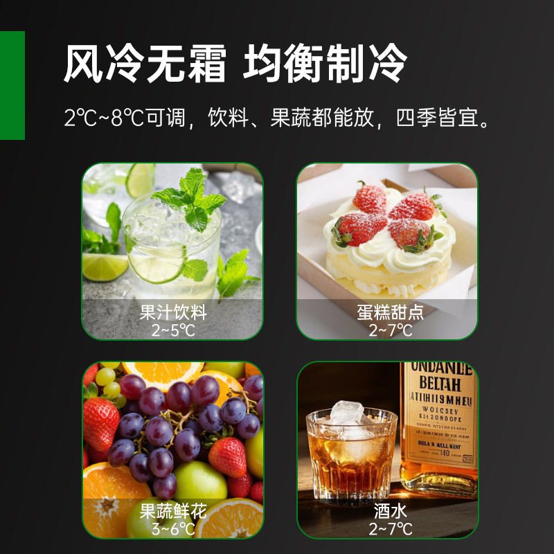 意黛斯网红酒水展示柜商用啤酒柜冷藏三色灯光展示柜水果保鲜便利店酒吧KTV免倒水防雾风冷饮料柜YDS-WHJSG-1860高清大图