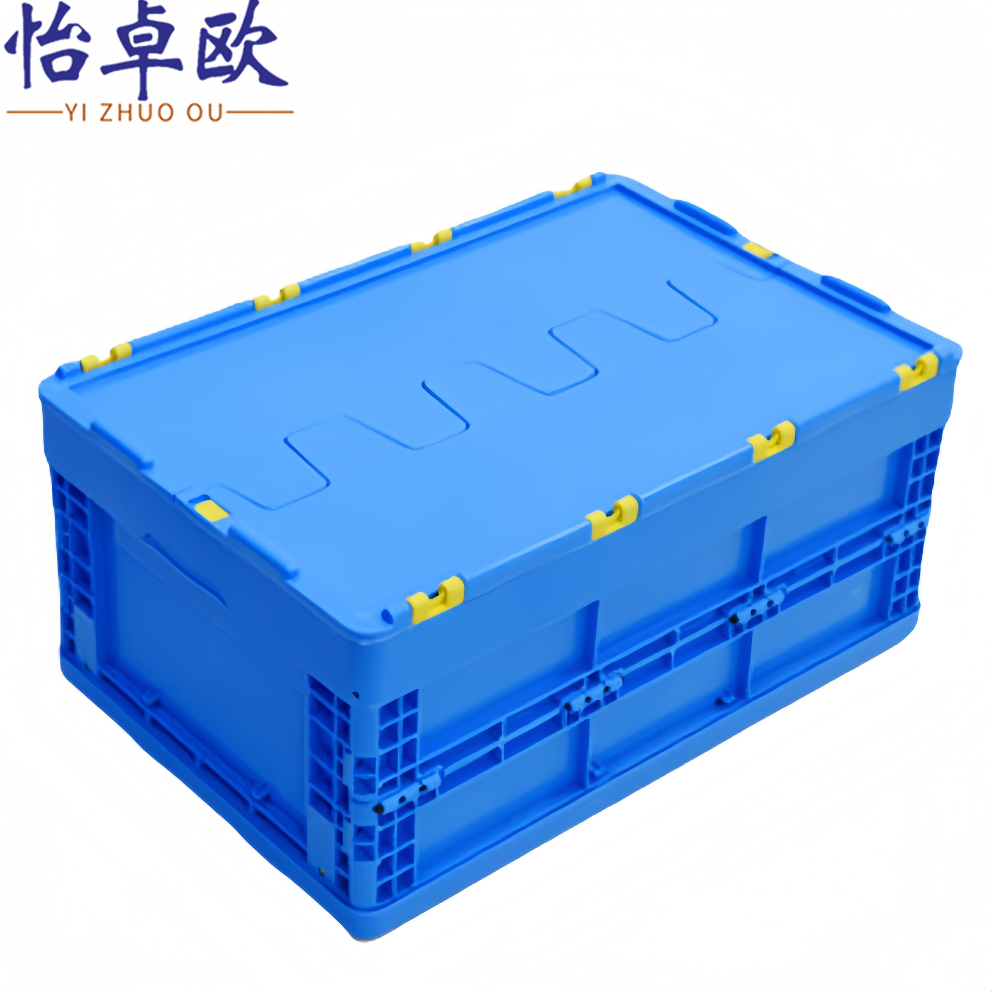 怡卓欧折叠塑料箱高清大图