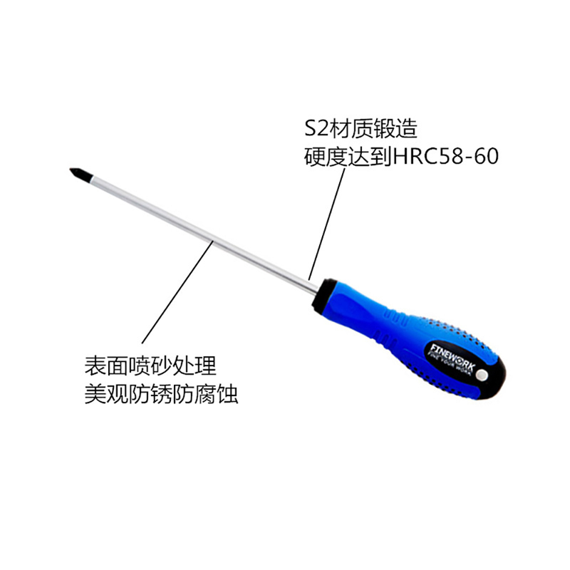 泛沃克36LB105十字螺丝刀-螺丝刀,一字螺丝刀,100mm,绝缘-把