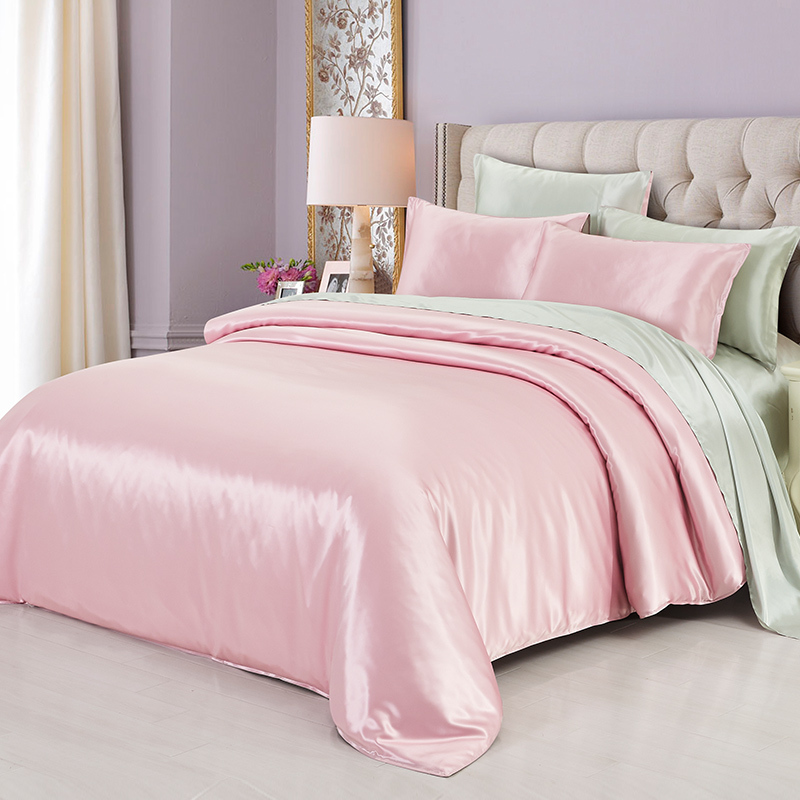 丝煌真丝四件套100桑蚕丝重磅加厚床单床笠款丝绸床品套件床上用品