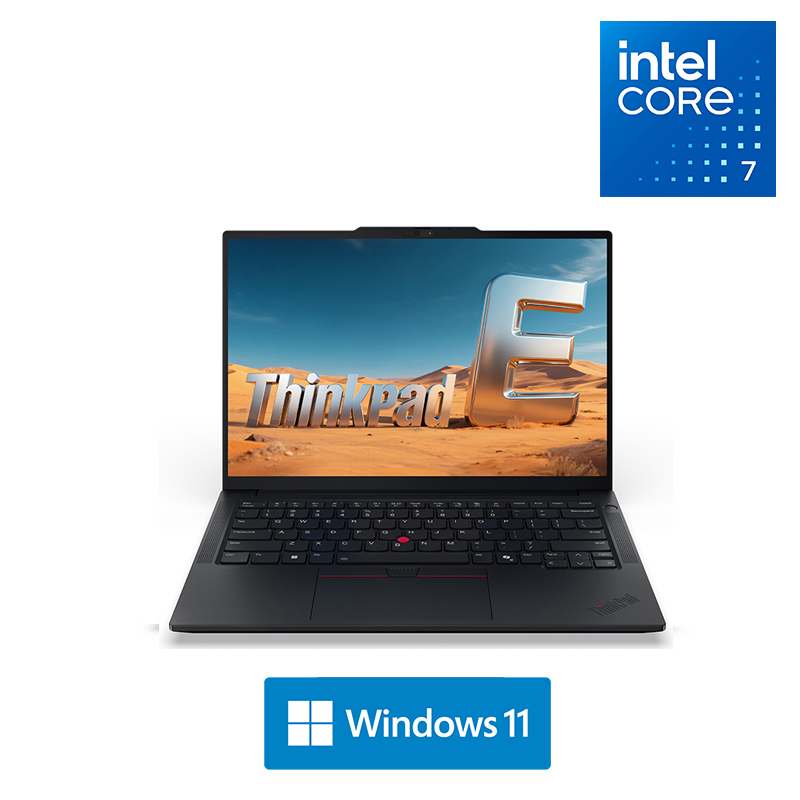 “联想ThinkPad E14 05CD 超能版 14英寸 2.8K IPS经典商务笔记本电脑(Core 7-250H 32G 1T 集显 W11 黑色)官方标配 ”高清大图