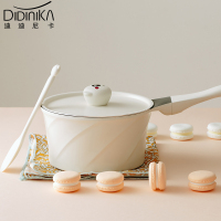 迪迪尼卡(Didinika) 萌熊乐园系列宝宝辅食婴儿奶锅蒸锅麦饭石不粘锅煮泡面热牛奶锅