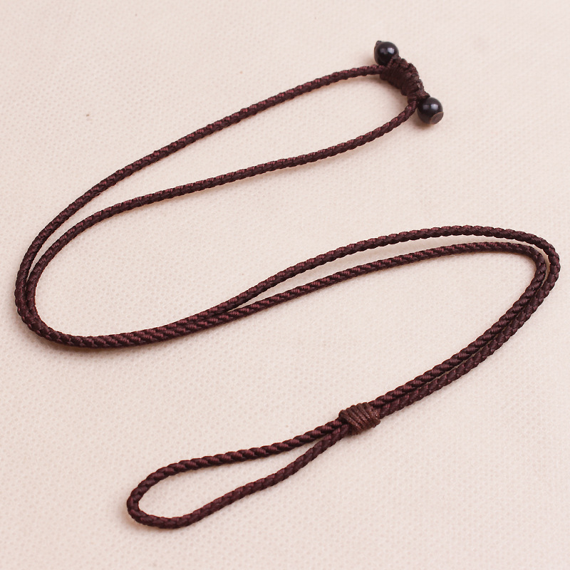 手工编织项链绳戒指玉佩平安扣吊坠挂绳可调节简约吊坠绳子男女款drnx