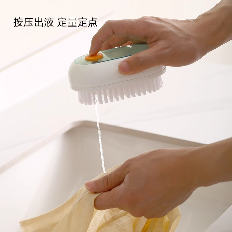 金魅 家用洗鞋刷子衣服刷软毛不伤鞋 个高清大图