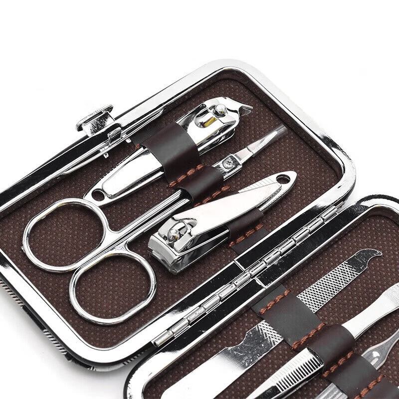 四万公里指甲刀套装家用便携修剪修脚美甲剪刀钳挖耳勺工具创意礼品金龙纹SW3402高清大图