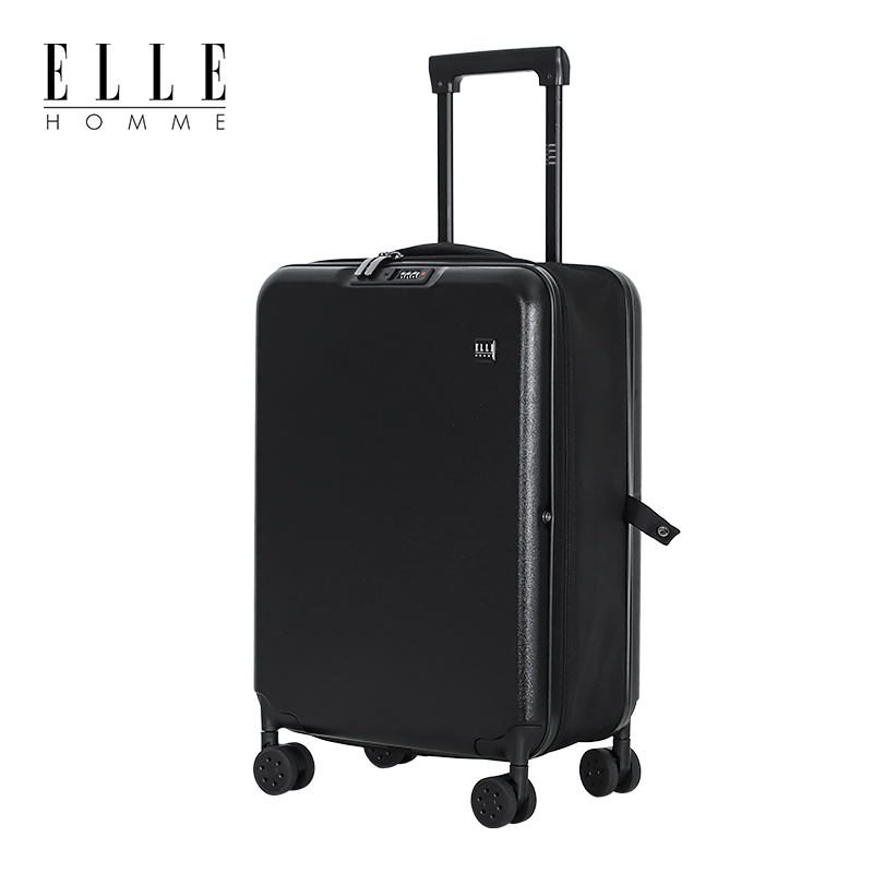 ELLE HOMME EH2522201 折叠行李箱旅行箱 20寸百搭黑