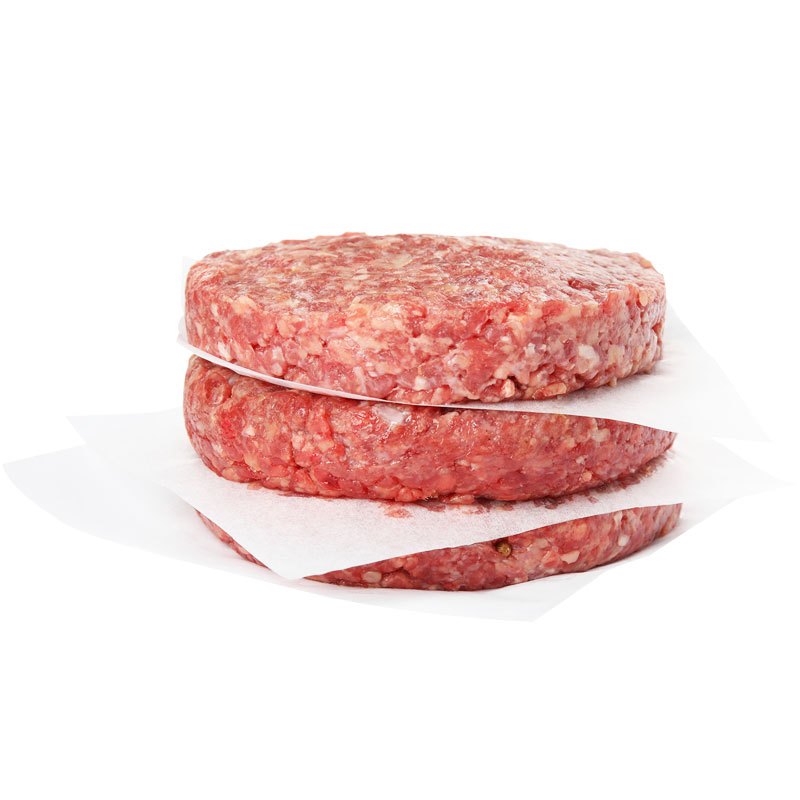 赞正安格斯汉堡牛肉饼100g*10片纯肉无添加谷饲牛肉儿童牛排肉饼汉堡肉高清大图