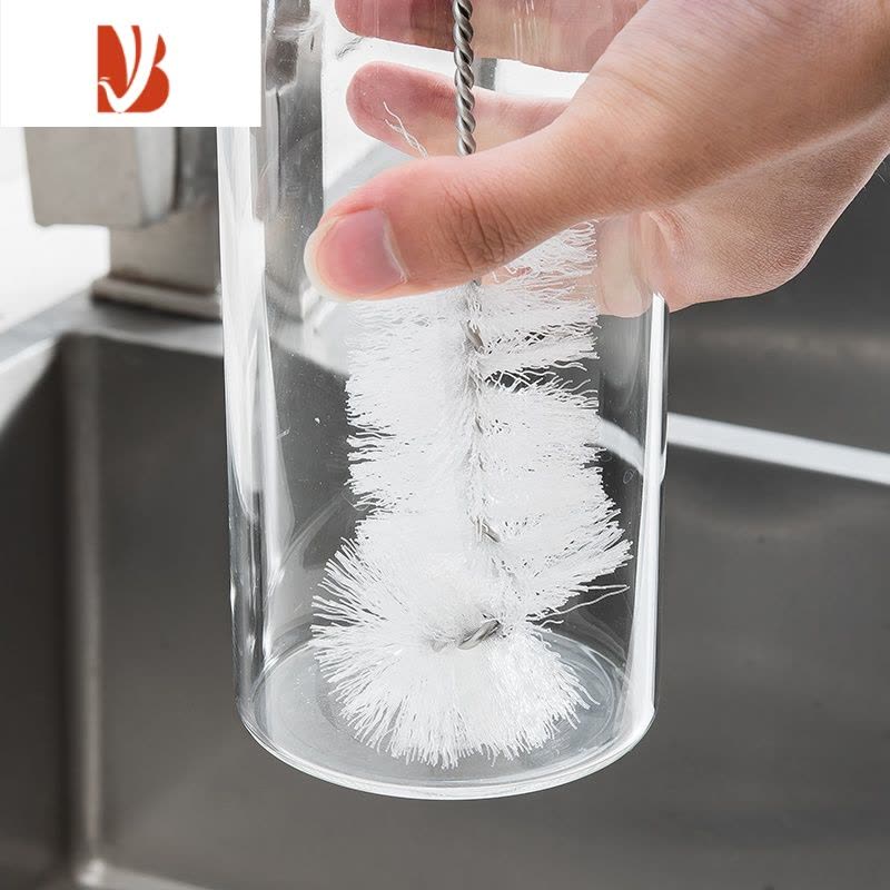 三维工匠长柄杯刷家用洗杯子器保温水杯口茶渍无死角清洁刷奶瓶清洗刷子图片