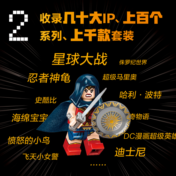 [正版]《乐高人仔编年史》乐高全新高清大图