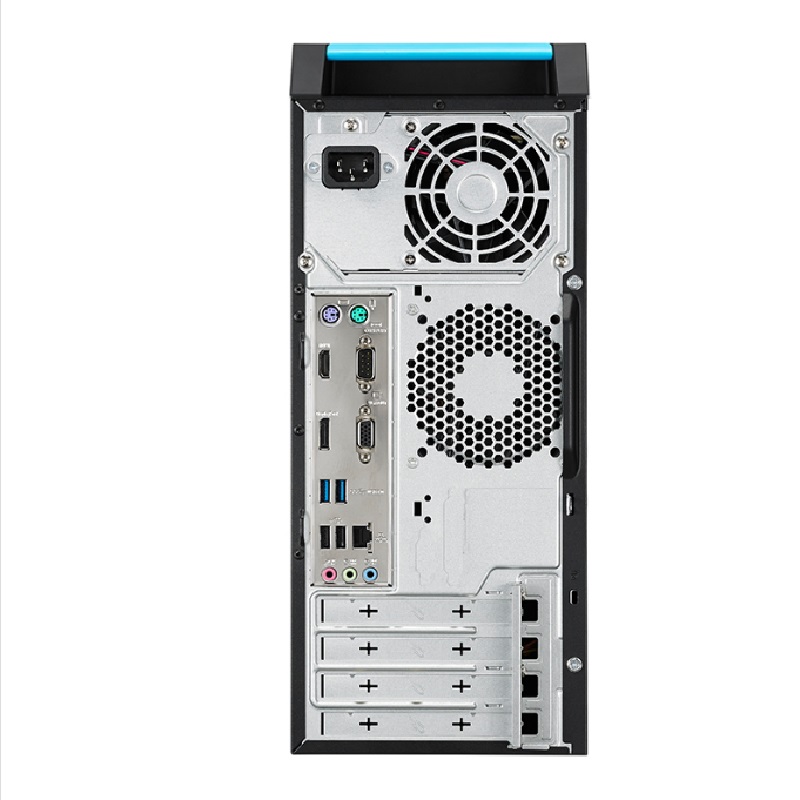 H华硕(ASUS)D324MT 商用台式机整机 19.5英寸显示器( I5 7400 4G 1T 黑 无系统)高清大图