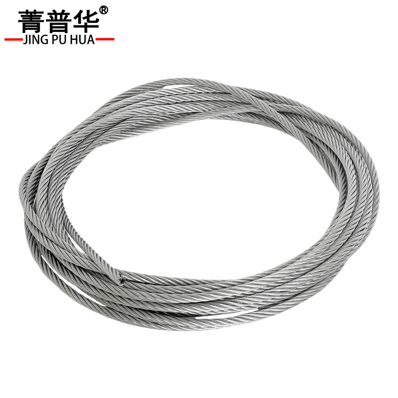 菁普华钢丝绳304不锈钢镀锌钢丝绳 2mm/8mm 米高清大图