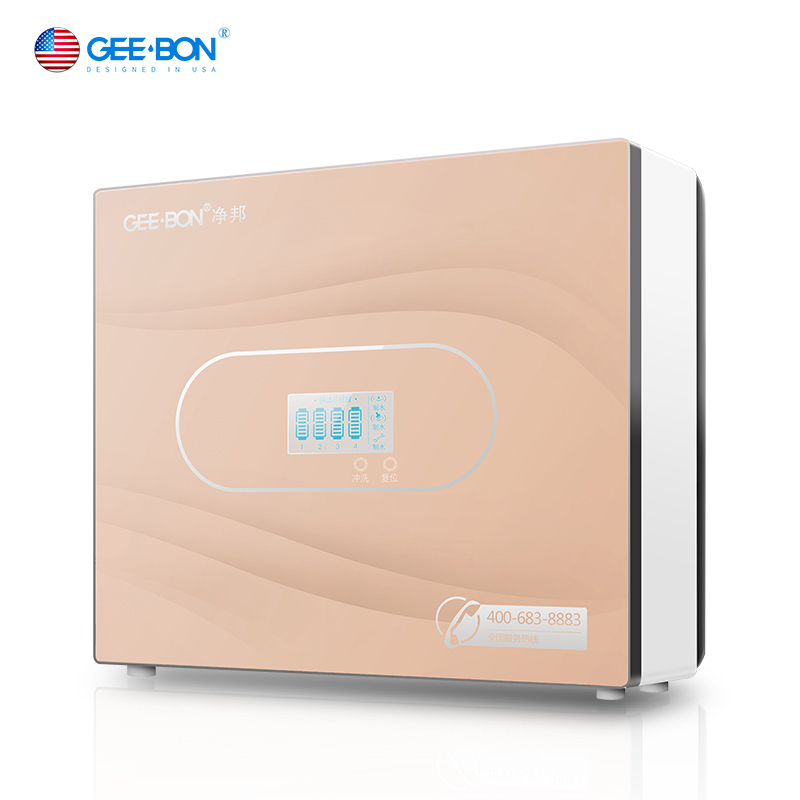 美国净邦 (GEE·BON)净水器家用直饮600G无桶大流量GB-RO-08K 低废水比RO反渗透纯水机厨房净水机过滤器