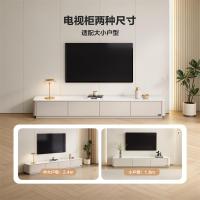 全友家居现代简约茶几电视柜组合客厅3钢化玻璃落地设计家具
