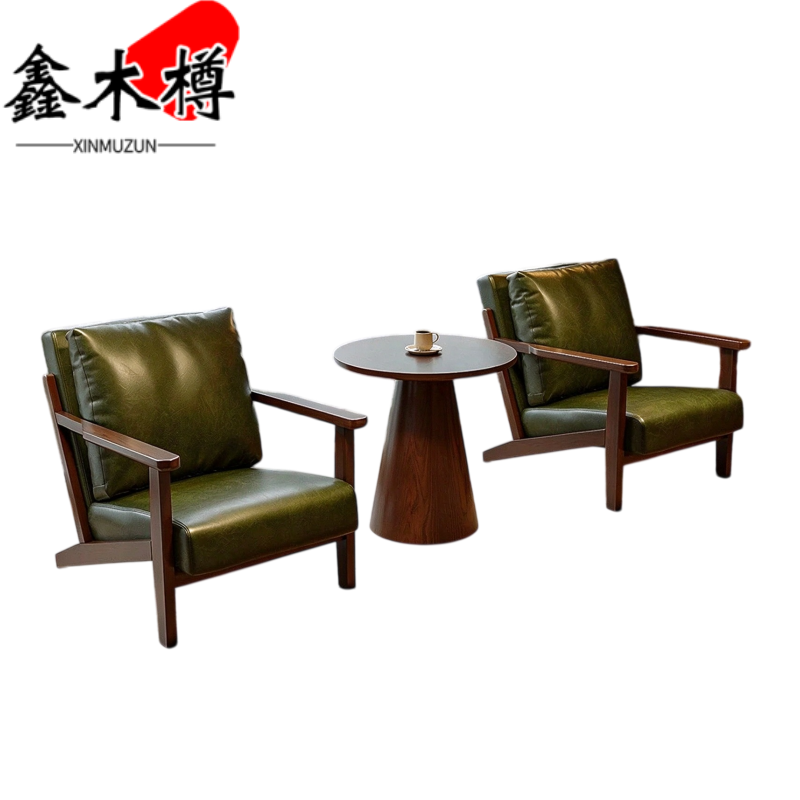 鑫木樽休闲桌椅M5组