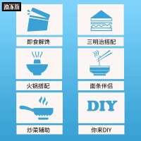 渔家翁 黑猪午餐肉原味+香辣 300g各1盒 即食三明治汉堡火锅速食火腿肉