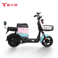新大洲派乐/PALLA K13 新国标电动自行车48V24Ah锂电电动车 油光哑黑/浅粉色/源彩浅蓝