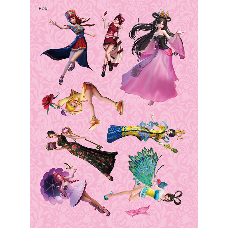 [正版]叶罗丽精灵梦 亮闪闪换装贴纸全珍藏 梦幻罗丽仙子 公主贴纸书