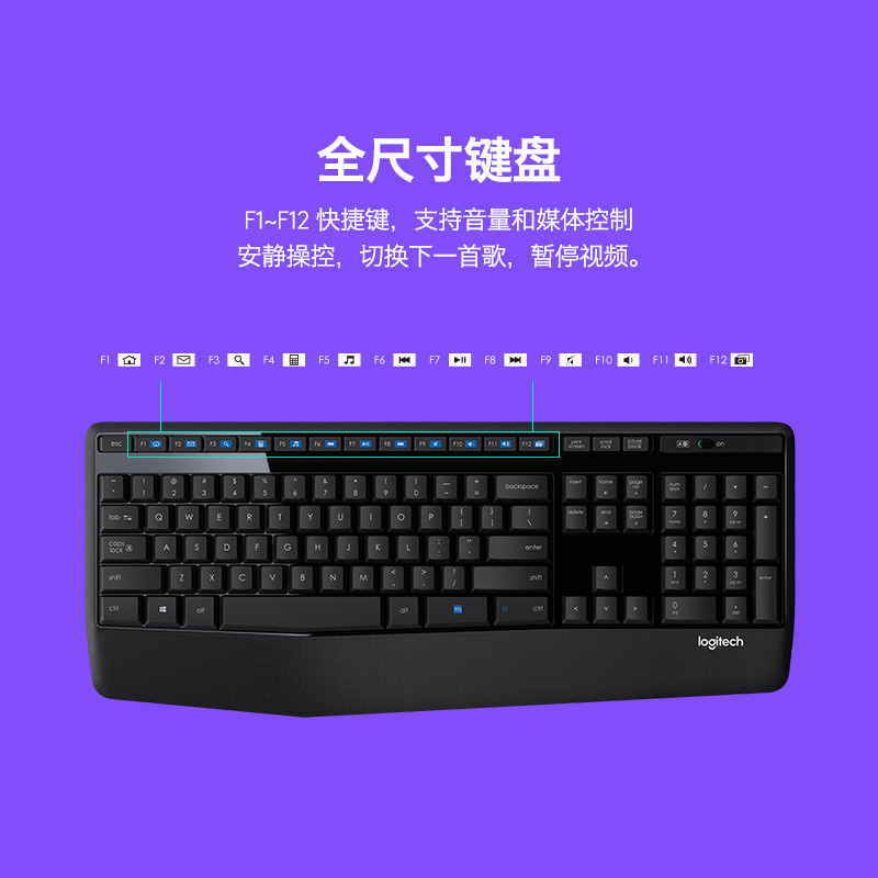 罗技(Logitech)MK346P无线键鼠套装高清大图