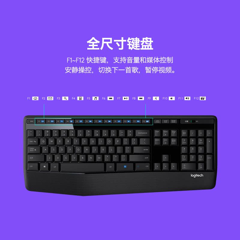 罗技(Logitech)MK346P无线键鼠套装图片