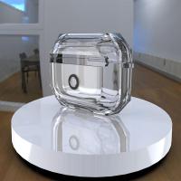AIRPODS PRO 1 2 新款3代 苹果 耳机 保护壳 透明壳 防摔壳 软壳 黑色 AIRPODS PRO