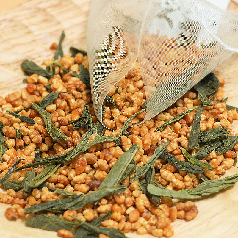 谯韵堂玄米茶250g袋量贩装100小包三角包糙米绿茶叶日式茶饮包