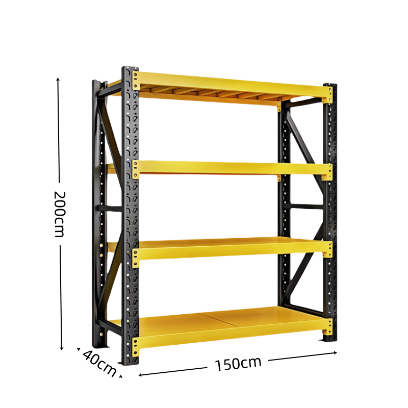 凡尔尚货架四层 重型储物架1500*400*2000mm（500kg）组