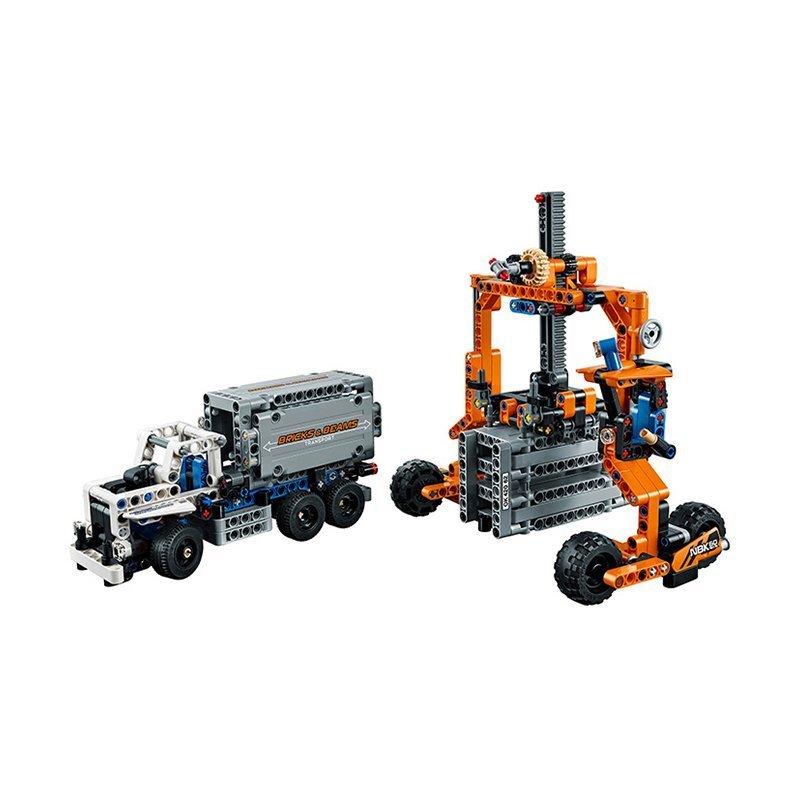 乐高(LEGO)科技系列 集装箱运输 42062 儿童塑料积木玩具631颗