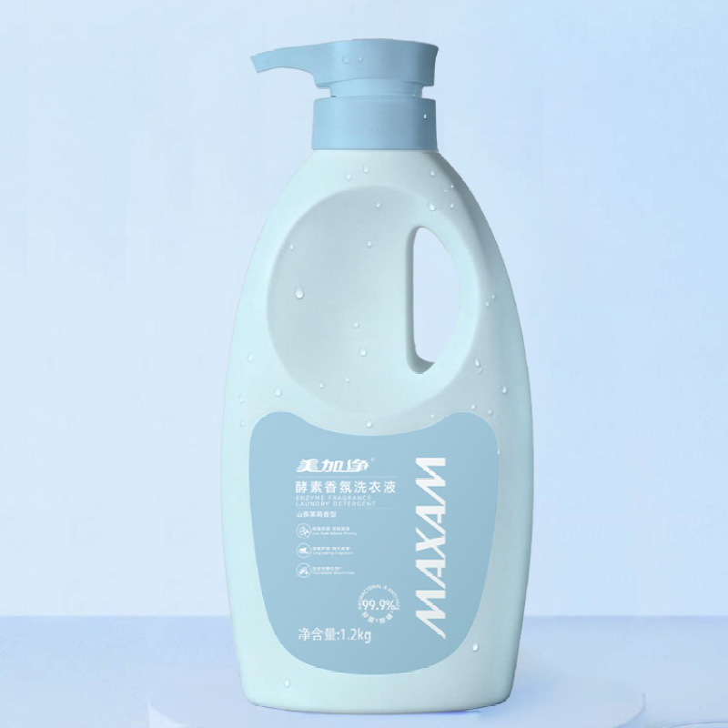 美加净酵素香氛洗衣液1.2kg+果蔬餐具净800g高清大图