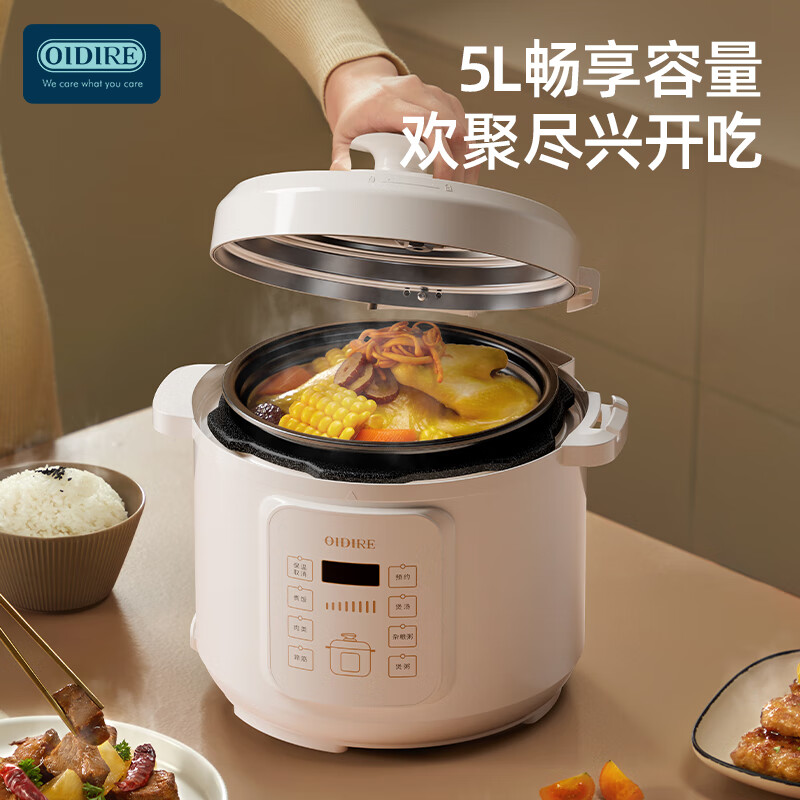 OIDIRE智能电压力锅多功能电饭锅电高压锅 ODI-YLG05 5L高清大图
