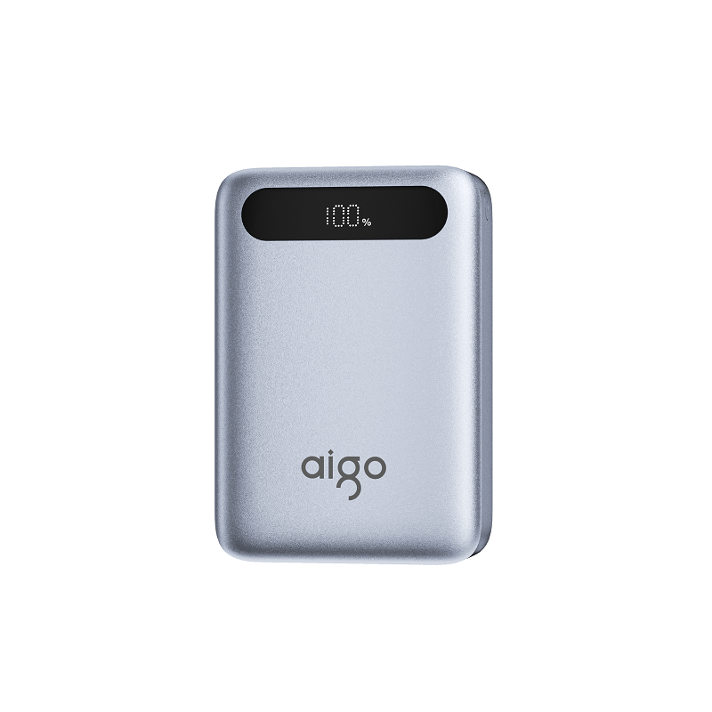 爱国者 T197LF aigo3C认证充电宝22.5W快充迷你大容量小巧便携移动电源适用苹果安卓蓝色 20000毫安