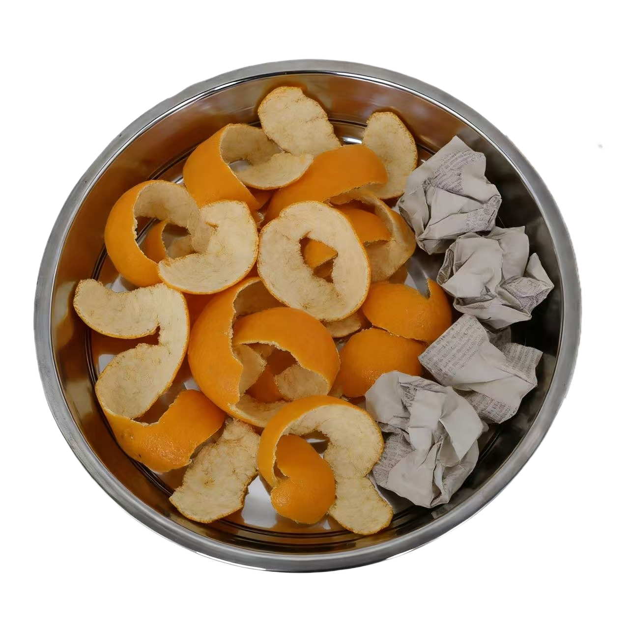 欧时佳不锈钢果皮盘 垃圾盘 加厚 可定制LOGO 直径24CM 个高清大图