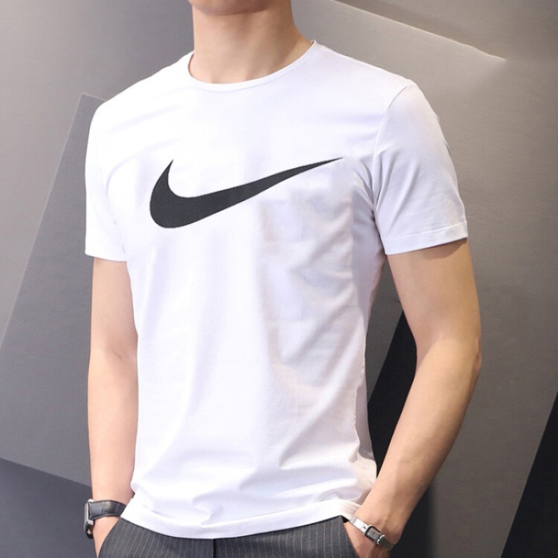 耐克（NIKE）短袖T恤男 夏季新款运动服休闲圆领半袖舒适透气短袖T恤 DC5095-100高清大图
