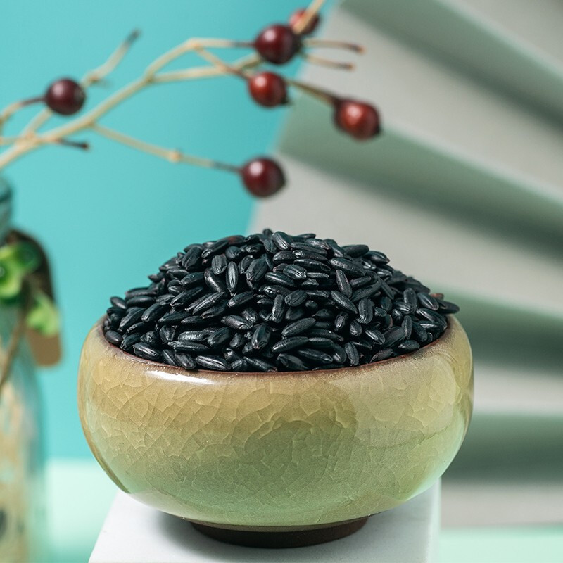北纯 有机黑米-1.5kg 瓶装高清大图