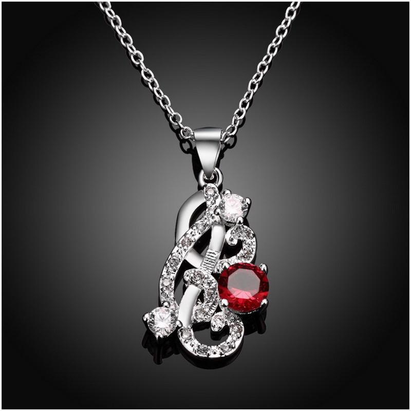 N094 Women Silver Necklace日韩时尚潮流镀银坠项链女饰品礼物送女朋友七夕情人节礼物
