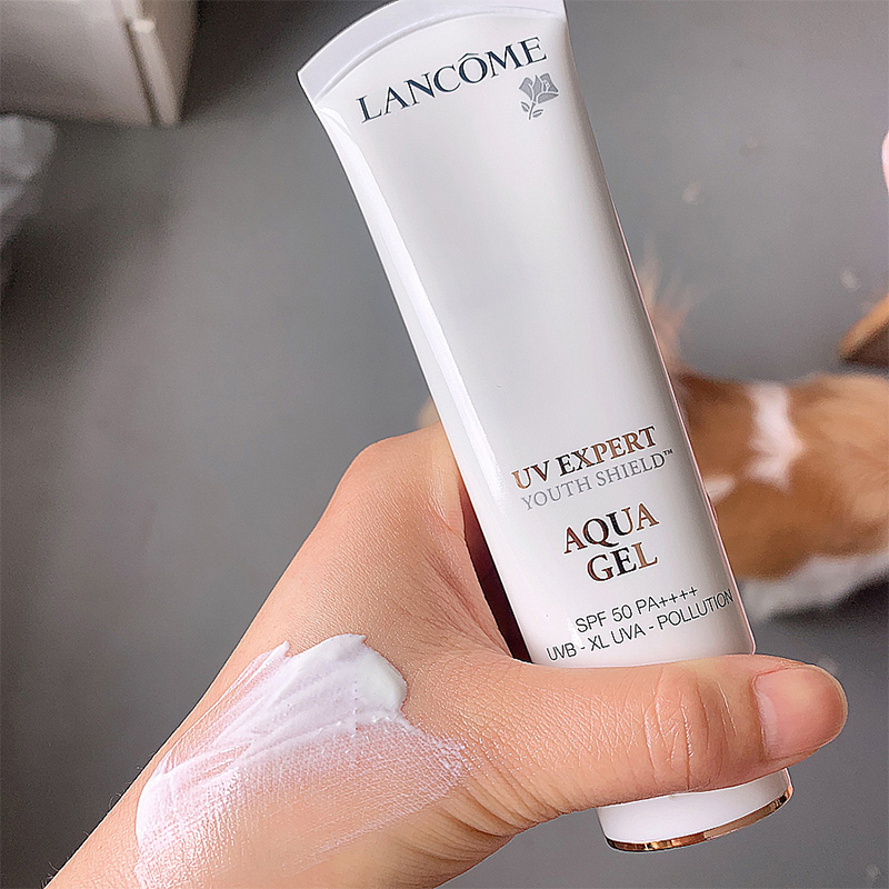 法国(Lancome)兰蔻水漾轻透隔离露UV小白管空气感防晒霜SPF50柔皙轻透防晒霜50ml (清爽/型)